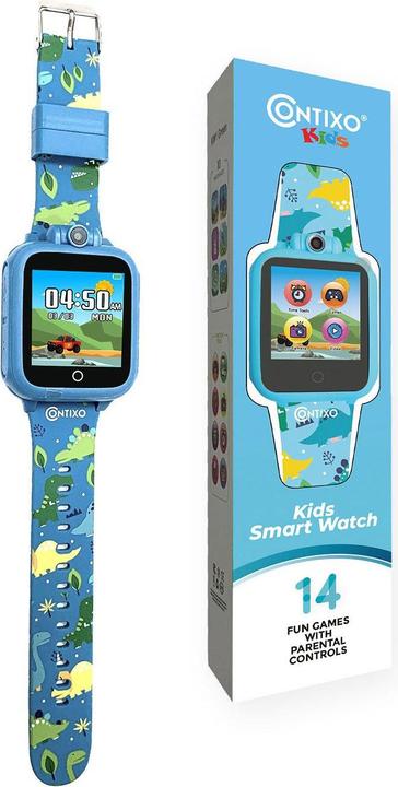 Immagine prodotto Contixo Orologio intelligente per bambini con giochi educativi blu (D/E/F/I)