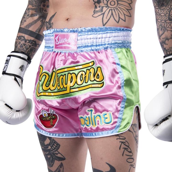 Actual product image 8Weapons 8 WEAPONS Muay Thai Shorts - Yummy green S (S)