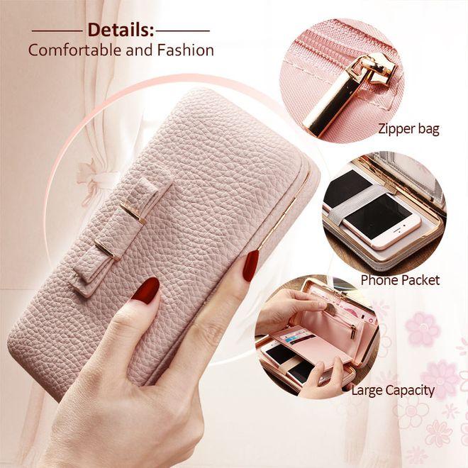 Actual product image Mu Prime Universal cell phone clutch wallet