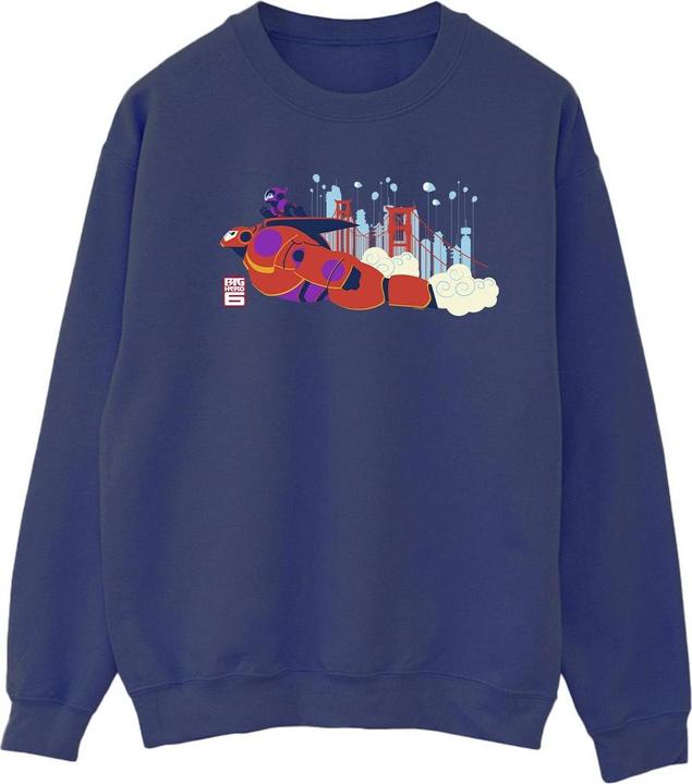 Immagine prodotto Disney Big Hero 6 Baymax Hiro Bridge Felpa Donna (XL)