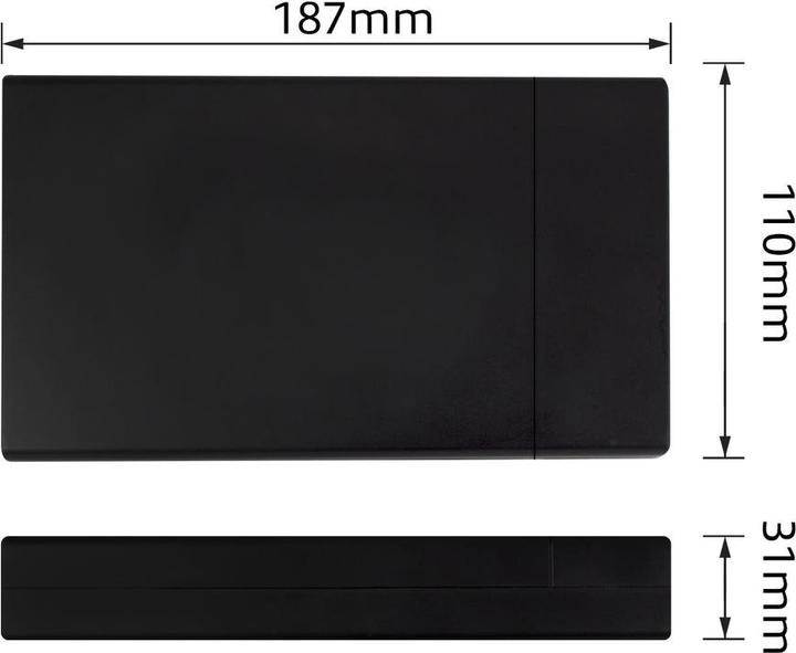 Immagine prodotto Contenitore per disco rigido SATA da 3,5", senza viti, USB 3.2 Gen1 (3.5")
