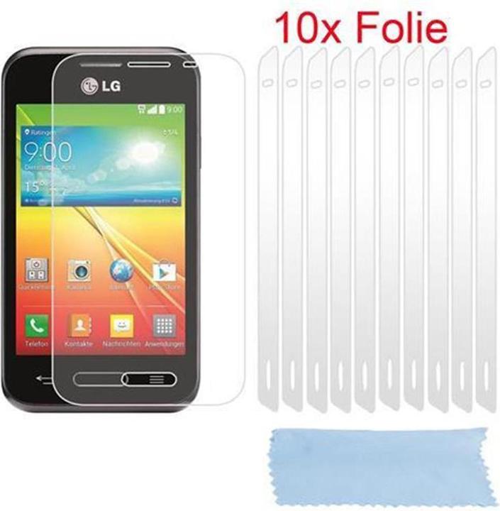 Actual product image Cadorabo 10x protective film (1 Piece, LG L40)