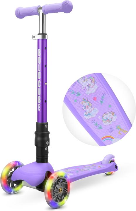 Produktbild Boldcube Teeny Fold 3-Rad-Roller – Einhorn