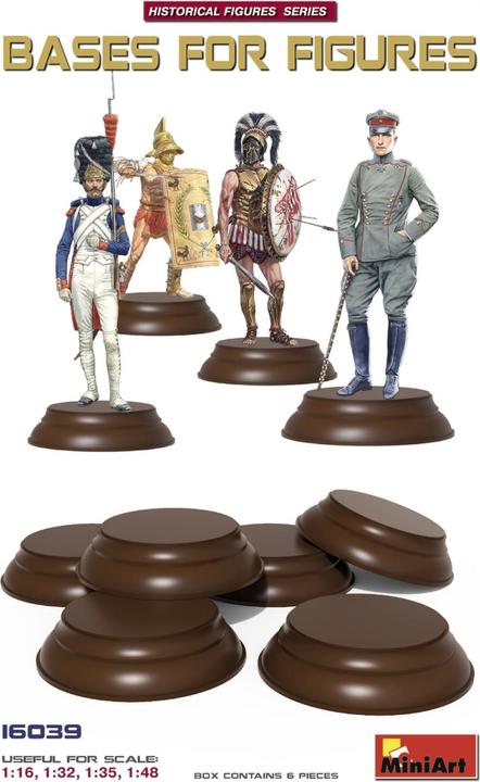 Produktbild Mini art Bases for Figures 6 pc