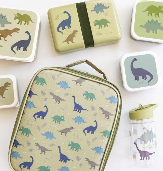 Produktbild A Little Lovely Company ALLC Lunch & Snackbox Dinosaurier SBSEDI38