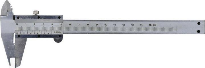 GEKO Gleitmassstab aus Metall, 0-150mm x 0,05 (15 cm)
