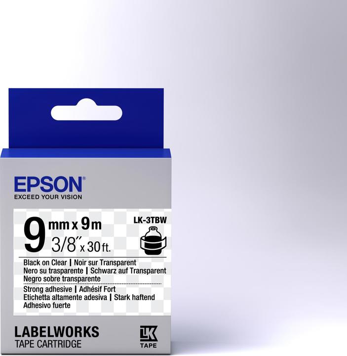 Produktbild Epson Etikettenkassette Lk-3tbw (0.90 cm, Mehrfarbig)
