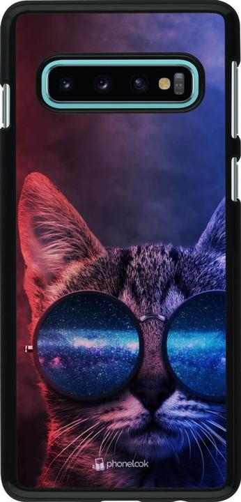 Image du produit PhoneLook Coque Red Blue Cat Glasses (Samsung Galaxy S10)