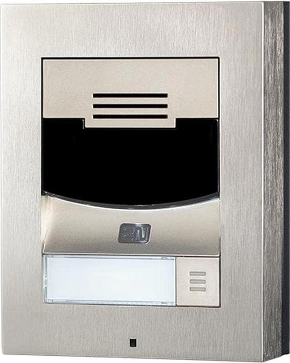 Actual product image 2N IP Door Station IP Solo without camera, wall mounting, silver (Ethernet, Cable)