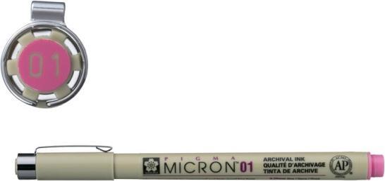 Produktbild Sakura Fineliner PIGMA MICRON 01, rosa (Rosa)