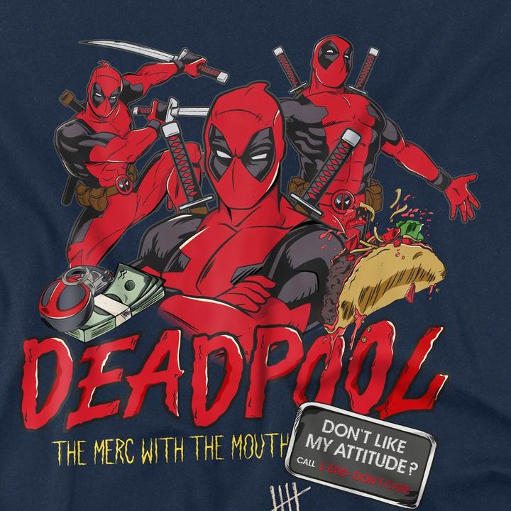 Produktbild Deadpool Attitude TShirt (L)