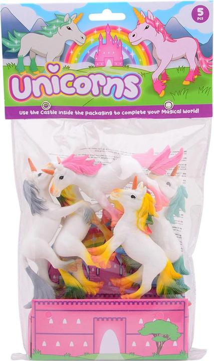 Immagine prodotto Johntoy Figure di gioco dell'unicorno, 5 pezzi.