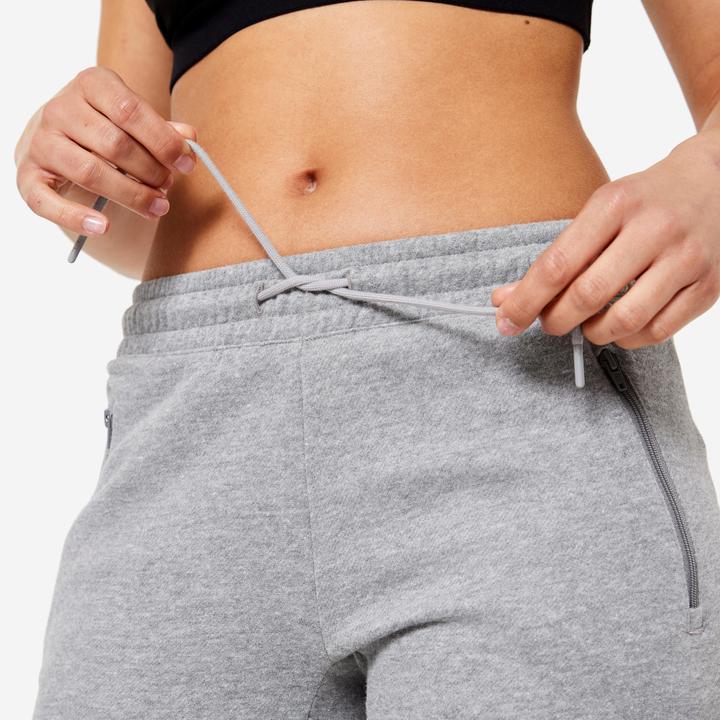 Immagine prodotto Domyos Pantaloni da jogging slim da donna - grigio (W38)