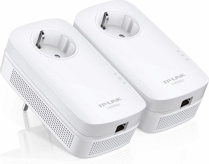 TP-Link AV1300 Kit de démarrage pour courant porteur Gigabit Passthrough (1200 Mbit/s)