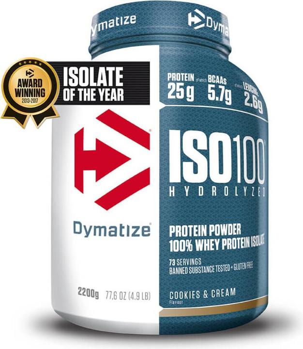 Immagine prodotto Dymatize ISO 100 Idrolizzato (Biscotti e panna, 1 pz., 2264 g)