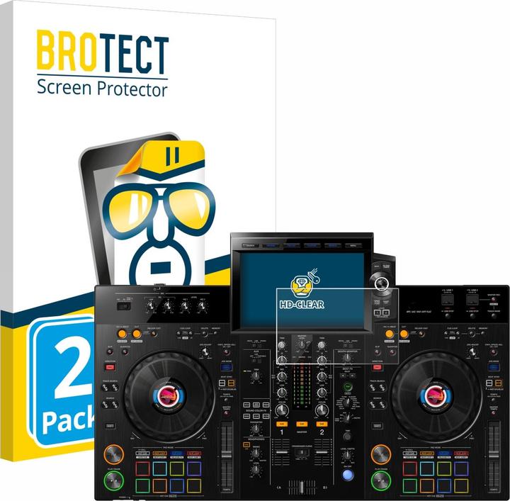 Actual product image BROTECT Screen Protector Clear (2 Piece, XDJ-RX3)