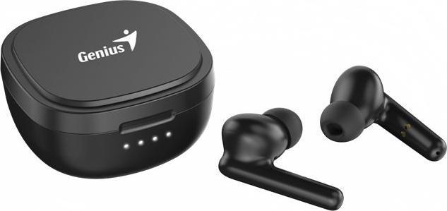 Actual product image Genius HS-M910BT microphone, microphone, track changer, black, 2.0, charging case, sports type USB-C (4 h, Wireless)