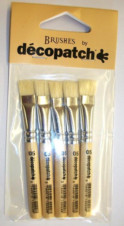 Produktbild Décopatch Borstenpinsel Pack Nr. 5 (10 mm)