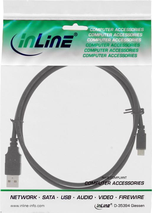 Immagine prodotto InLine Cavo micro USB 2.0 (0.50 m, USB 2.0)