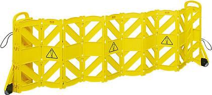 Produktbild Rubbermaid Absperrzaun aus Polyethylen, mobil