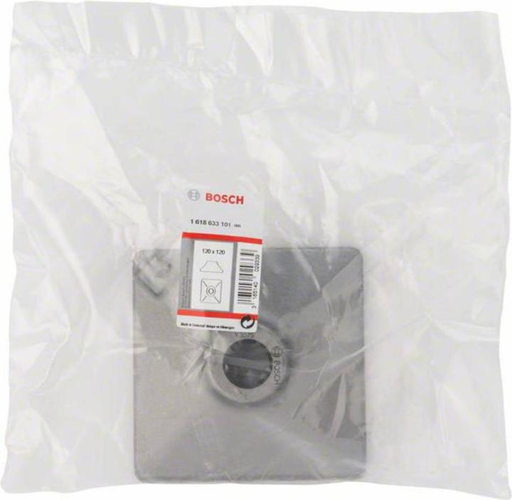 Immagine prodotto Bosch Professional Zubehör Piastra di pressatura PRO SDS max, 120 x 120 mm