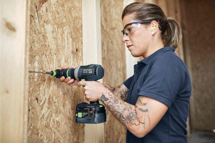 Actual product image Festool Battery-powered impact drill QUADRIVE TPC 18/4 I-Basic (Rechargeable battery operated)