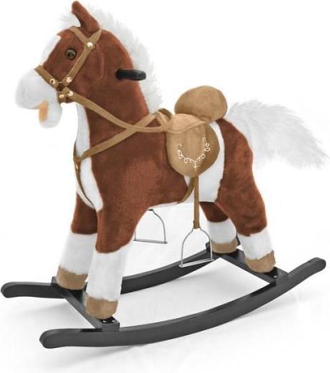 Actual product image Mally Rocking horse Mustang dark brown. MILLY