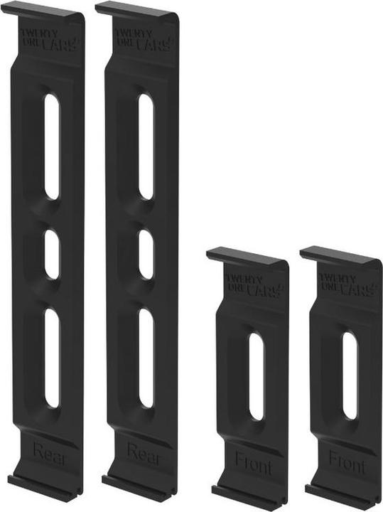 Actual product image 21cars Click licence plate holder portrait format (Front + rear, Portrait format)