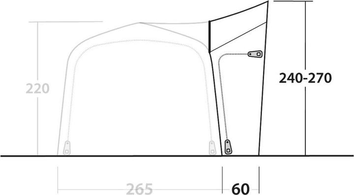 Produktbild Outwell Tall Connection Crossville 250SA (3.10 kg)