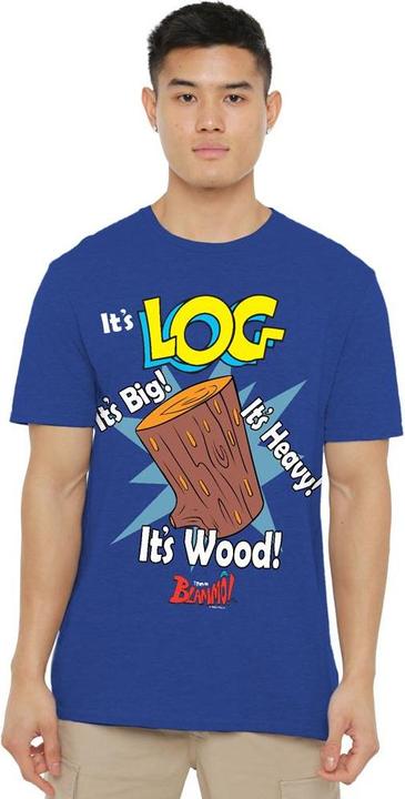 Actual product image Ren & Stimpy Unisex Adult It's Log T-Shirt (L)
