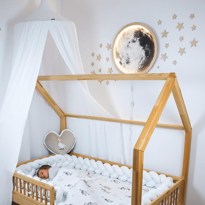Produktbild Baby-Nest Baldachin Musselin Rosa