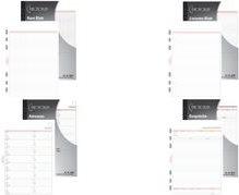 Actual product image Chronoplan Checkered sheet (A5, German)