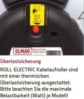 Produktbild Elmag Automatischer Kabelaufroller für Hobby und Industrie. (15 m, 12.50 mm²)