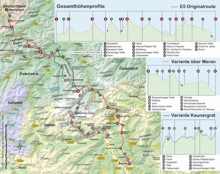 Image du produit E5 Oberstdorf - Meran/Bozen (Allemand, Christian K. Rupp, 2024)