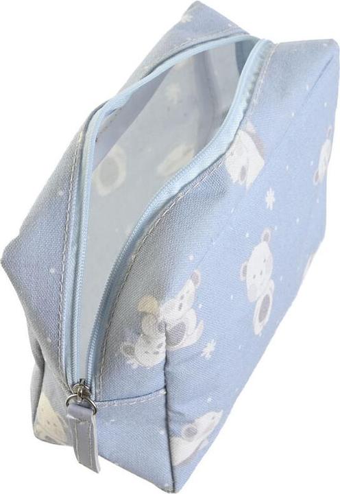 Produktbild DKD Home Decor Reise-Toilettentasche Blau Weiss grün Rosa polialgodon osos 15 x 6 x 12 cm (2 Stück)