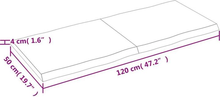 Produktbild VidaXL Nili (120 x 50 x 4 cm)