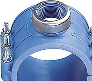 Image du produit Georg Fischer Bøjle de raccordement 40mm x 1 PN16 - PP med A2 bolte. Polyrac