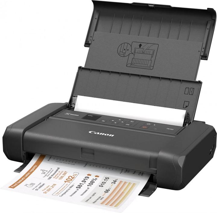 Actual product image Canon PIXMA TR150, battery included (Ink, Colour)
