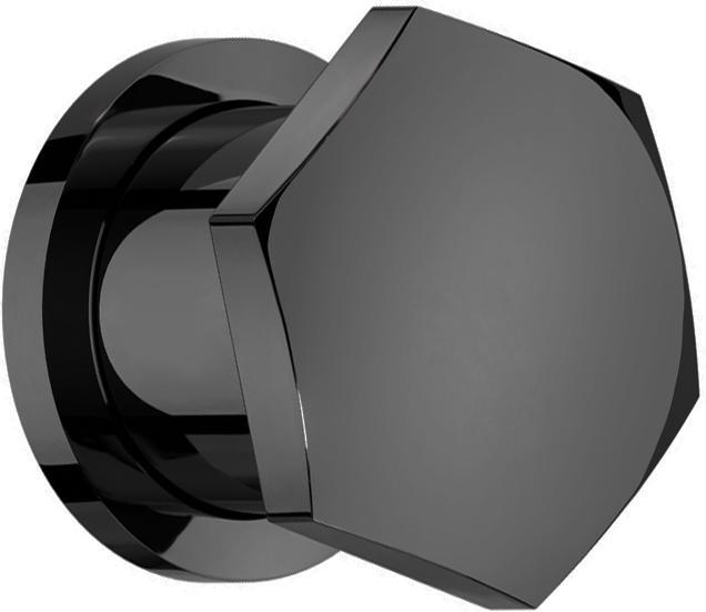 Produktbild Star Piercing Flesh Plug schwarz Hexagon mit O-Ring (Chirurgenstahl 316L, ohne Messing)