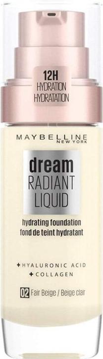 Image du produit Maybelline New York Fond de teint fluide Dream Satin 02 Fair Beige Spf13 30ml (02 Fair Beige)