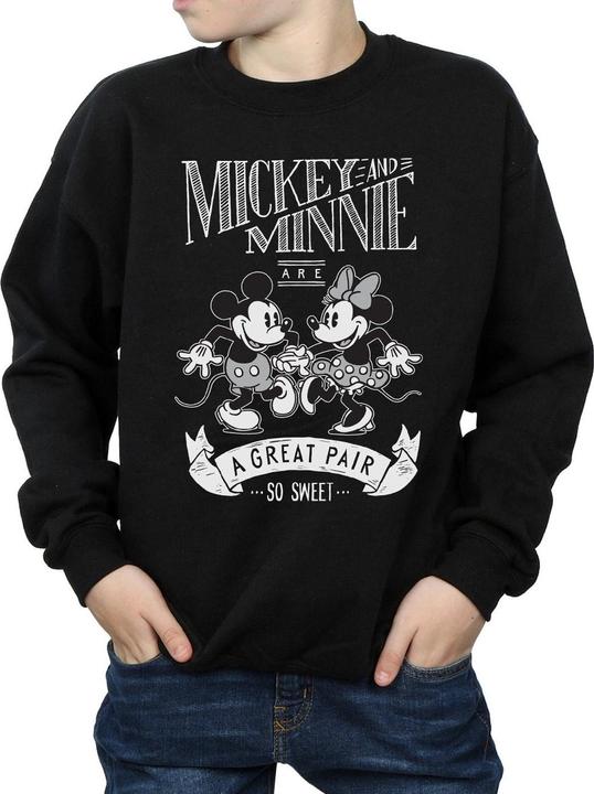 Produktbild Disney Mickey And Minnie Mouse Great Pair Sweatshirt Jungen (140, 146)