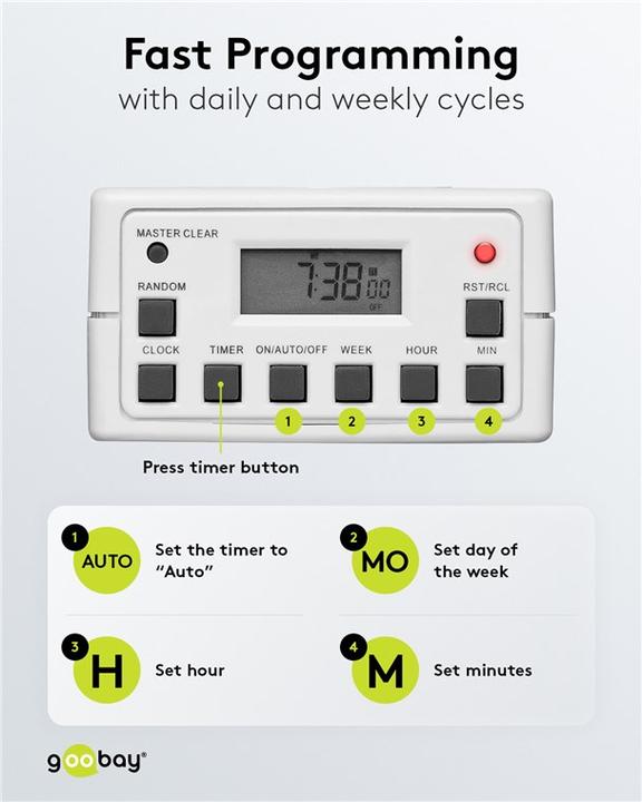 Immagine prodotto Goobay Timer digitale