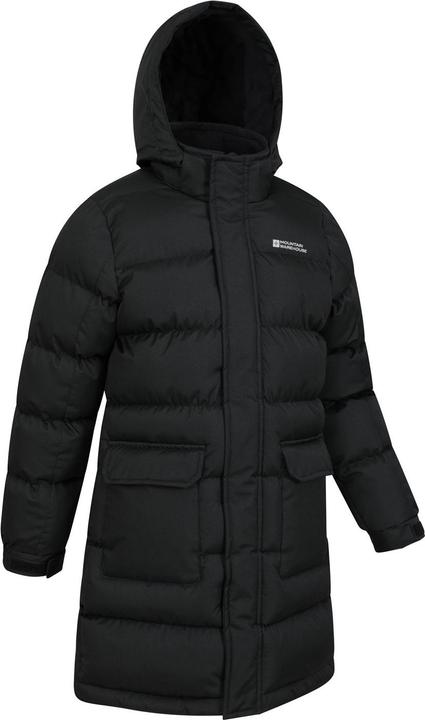 Actual product image Mountain Warehouse Childrens/Kids Water Resistant Longline Padded Jacket (146, 152)