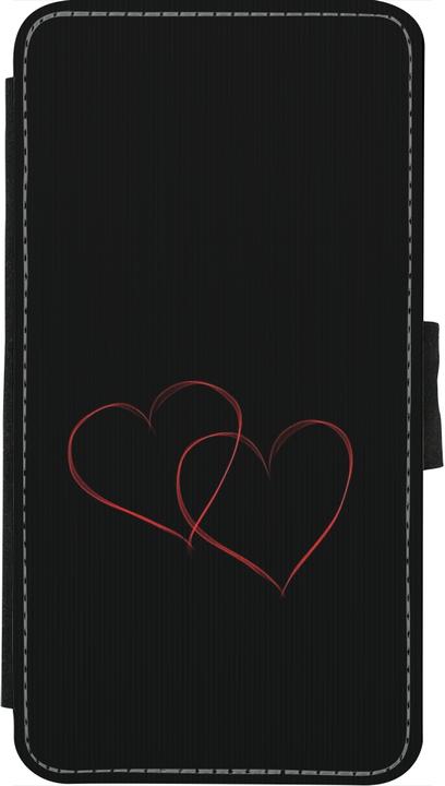 Actual product image PhoneLook Cover Wallet black Valentine 2023 attached heart (Apple iPhone X, Apple iPhone XS)
