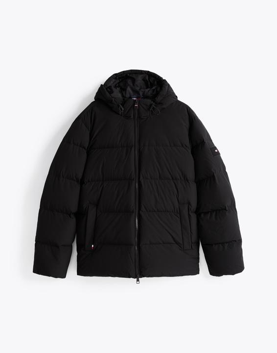 Produktbild Tommy Hilfiger Dons Jas Hooded Heren Puffer - Zwart - Maat XL (XL)