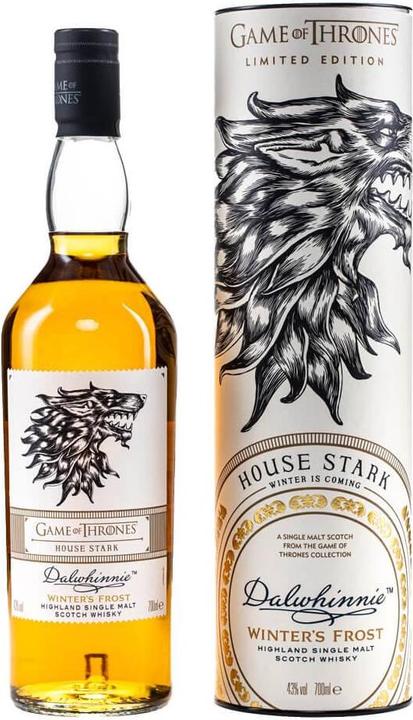 Immagine prodotto Dalwhinnie Winter's Frost GAME OF THRONES House Stark Single Malt Scotch Whisky con custodia (Single Malt)