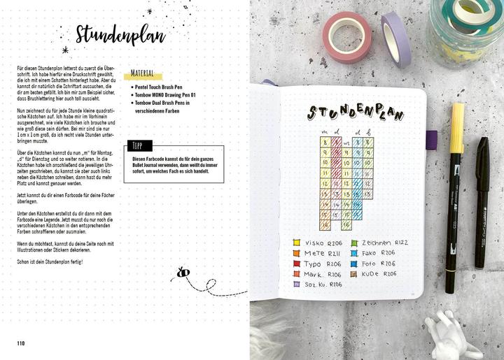 Immagine prodotto Generation BuJo – Das Anleitungsbuch für Schüler und Studenten (Tedesco, Lara Bette, 2021)