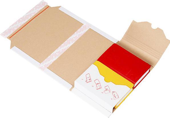 Actual product image Ratioform Multistar book packaging, white, LxW 325 x 250 mm, 20+ items. (1 x)