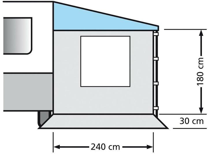 Produktbild Eurotrail Seitenwand (Vorzelt, 5 kg)
