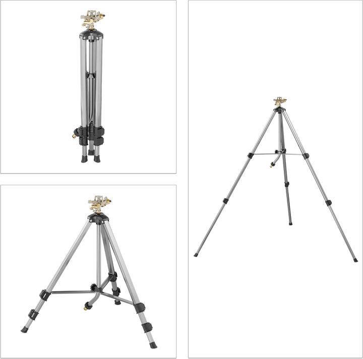 Relaxdays Pulsationssprenger - 360° Rasensprenger Mit 14m Reichweite